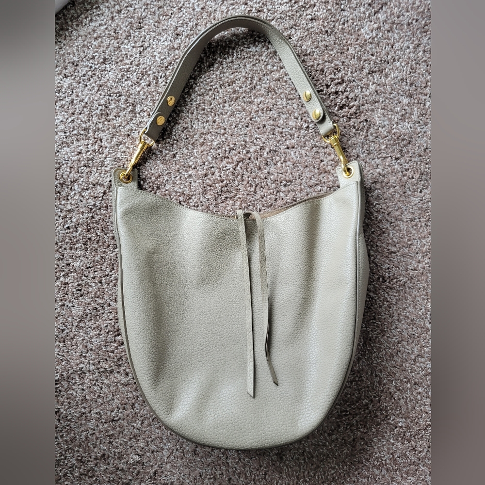 Celine by Phoebe Philo pre-fall 2014 beige grained leather medium hobo
